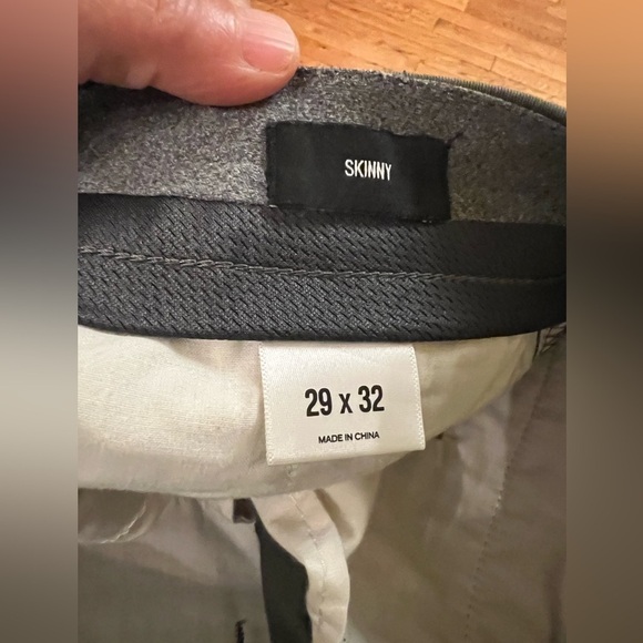 Express Skinny Chinos pants, army green color size W29/L32. Excellent condition - Picture 8 of 12